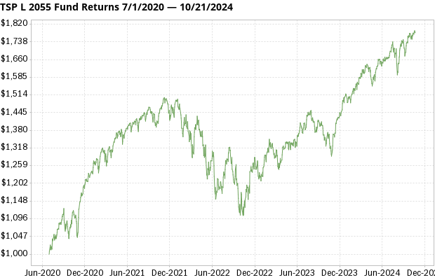 TSP L 2055 Fund returns