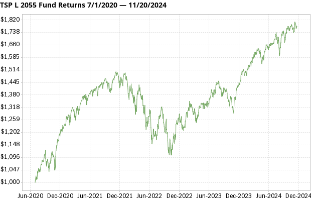 TSP L 2055 Fund returns